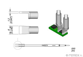 Grot C420274 do termopęsety JBC HT420 i AT420