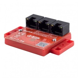 Switch PoE 3x port RJ45 (Gigabit Ethernet 1000Mb/s) przełącznik niezarządzalny extender APT-3-50 ATTE