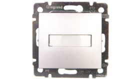 Valena Przycisk Jednobiegunowy 12V Z Podświetleniem Z Etykietą Aluminium 770217