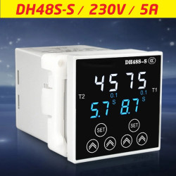 Przekaźnik czasowy cykliczny DH48S-S / 230V