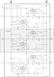 Automotive 4-bit bidirectional voltage-level translator with auto direction for push-pull topology