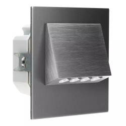 Dekoracyjna oprawa schodowa LED NAVI PT 230V stal biała ciepła 11-221-22