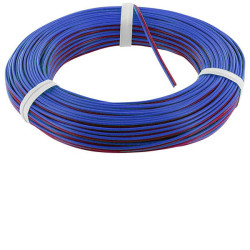 econ connect KZL2X014RTBL25 Strand Wire 2x0.14mm&#xB2; 25m Red/Blue