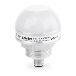 Wieża sygnalizacyjna Di-Soric 8 -elementowy akustyczny Brak LED Niebieski, Zielony, Pomarańczowy, Czerwony, Biały,