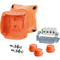 Puszka elektroinstalacyjna ścienna Poliwęglan 70 x 104 x 104mm Pomarańczowy IP65, IP66 HENSEL