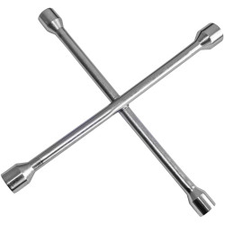 APA 21059 Four way wheel nut wrench chrome 17mm 19mm 22mm 13/16"