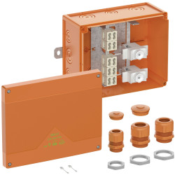 Spelsberg 86963201 Junction Box 250x200x120mm IP66 orange VDE certified
