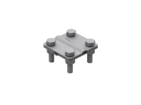 Złącze krzyżowe 4-otworowe ocynk ogiowy 1.2 OG /90100202/