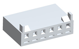 Obudowa złącza 6-pinowe -rzędowe raster: 3.96mm Molex Żeński Montaż na kablu SPOX Listwy zaciskowe SPOX KK raster