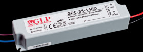GPC-35-1400 LED power supply, 33.6 W, 1400 mA, 9-24 V DC, IP67