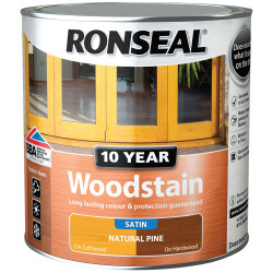Ronseal 38688 10 Year Woodstain Natural Pine 2.5 litre