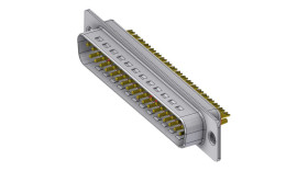 Złącze D-Sub 37-pinowe Męski Proste Swobodne zawieszanie (przelotowe) raster 2.77mm