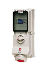 16A 400 V MENNEKES Czerwony, biały Montaż ścienny IP67