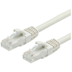 Value 21.99.0203 RJ45 Network cable CAT 6 U/UTP Grey 3.00 m