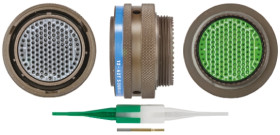 Złącze 128-pinowe Męski Souriau Sunbank by Eaton Żeński Montaż na kablu MIL-DTL-38999 rozmiar 25