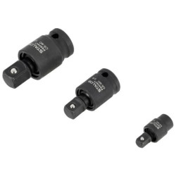 Zestaw przegubów uniwersalnych 3elem. 1/4” 3/8” 1/2” Cro-mo STALCO PERFECT S-85199