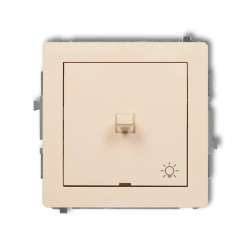 DECO Przycisk /światło/ w stylu amerykańskim beżowy 1DWPUS-5