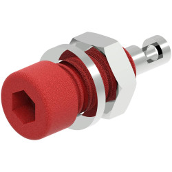 Electro PJP 224-M5-C-CD1-R Jack Socket 2mm Pin Red Solder Terminal