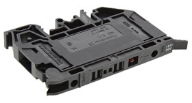 Złączka szynowa bezpiecznikowa Weidmuller poziomy: Pojedynczy 30 → 10AWGŚruba W raster: 9.1mm 15A 500 V