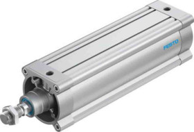 Siłownik pneumatyczny z tłoczyskiem skok: 320mm Festo Ø 125mm dwustronnego działania Action DSBC-125-320-PPSA-N3