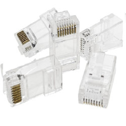 Wtyk RJ45 UTP kat.6 przelot. ALANT WT117 (100 szt)