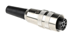 Gniazdo Din 8 -pinowe Żeński Montaż na kablu M16 60 V AC