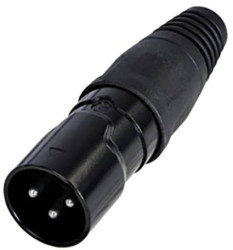 Rean AV RCX3M-Z-001-1 Złącze męskie XLR złącze męskie proste Ilość styków: 3 1 szt.