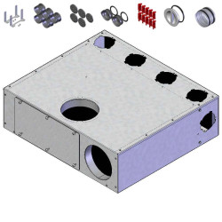 Helios Ventilatoren 3843 Rozdzielacz