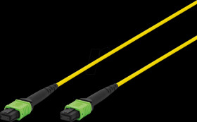 DK-2966-10 Fiber optic patch cable, OS2, MPO, yellow, 10 m