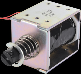 TDS-12M KOMBI 24VDC Solenoid monostable, 12 mm, 15.1 N, 7.5 W