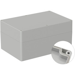 TruComponents 308227 Industrial-grade casing ABS Grey-white (RAL 7035)
