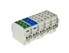 Listwa zaciskowa pięciopolowa ZGX 5x(1x35/2x25) mm2 (3P+N+PE) ENE-00519