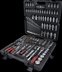 918.0216 1/4"+3/8"+1/2" CHROMEplus socket set, 216 pieces