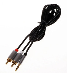 Przewód adapter Jack 3,5mm - 2x RCA 1,5m LIBOX LB0092