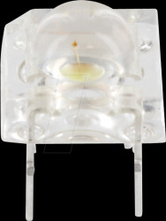 9555W2C-HSB-B 5mm Super Flux LED, white, 3000 mcd, 100°