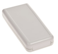 Z-89J Obudowa z tworzywa Z89J wymiary: 141.5x68.5x25mm - pełna z klapka na baterie - jasna - ABS