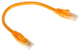 Patchcord RJ45/6/0.2-ORANGE 0.2m
