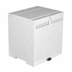 Zestaw obudowy szyny DIN 90mm szerokość 106.2mm Otwarta góra 90 x 106.2 x 114mm materiał: Poliwęglan Śruba RS PRO