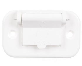 Gniazdo kątowe 24V z płaskimi bolcami 10A 2P IP44 bryzgoszczelna 96-00009\P01