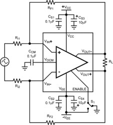 50-MHz, high-fidelity, high-performance, fully-differential audio op amp