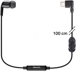 29656.01 Additional in-ear headset, 100 cm