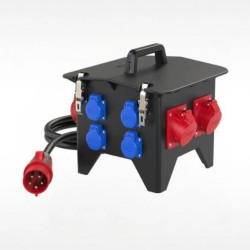 Rozdzielnica przenośna SŁUPSK 32A/5PxB32 2x16A/5Px2B16 3xGSx3xB16 FI40/4/0,03 IP44 9474081W