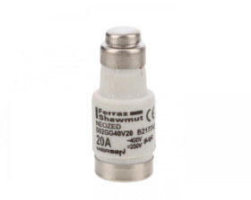Wkładka bezpiecznikowa D02 gG 400VAC /250VDC 20A B217742