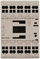 Stycznik mocy DILM9-01(42V50HZ,48V60HZ)-PI 3P 380 V 400 V 4 kW 1Z + 1R 42 V 50 Hz 48 V 60 Hz AC Push-In 199237