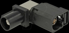 89857 HF adapter, FAKRA A socket 90° &gt; FAKRA A plug