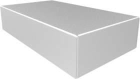 Aluminum enclosure, (L x W x H) 229 x 127 x 51 mm, natural, 1444-14