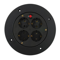 KGS Kołnierz z gniazdem 4x230 +Termik SCHUCO 32.540