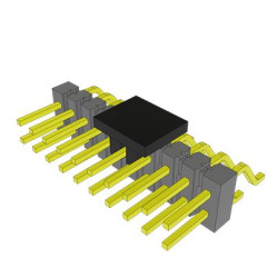 Wtyk PCB 20-pinowe raster: 2.54mm 2-rzędowe Samtec Montaż powierzchniowy