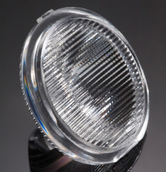 Soczewka LED owalna 35 (Dia.) x 16.4mm, D 35mm, kąt widzenia 15,5 + 39 → 40 + 20°, do użytku z Cree MC-E, Cree