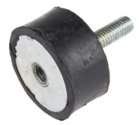 Mocowanie antywstrząsowe, M6, Ø 30mm, materiał: Guma naturalna 60Shore A, RS PRO